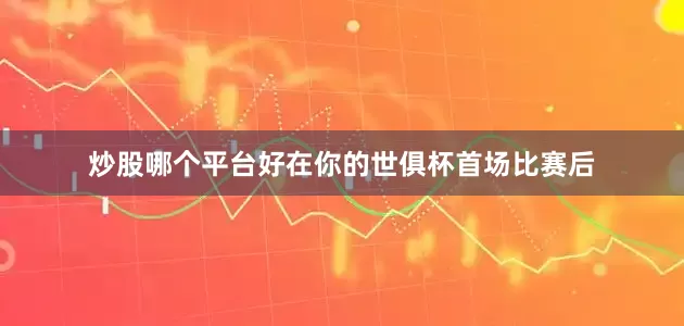 炒股哪个平台好在你的世俱杯首场比赛后