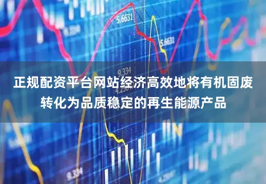 正规配资平台网站经济高效地将有机固废转化为品质稳定的再生能源产品