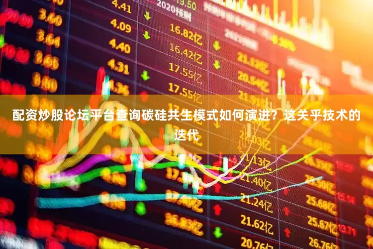 配资炒股论坛平台查询碳硅共生模式如何演进？这关乎技术的迭代